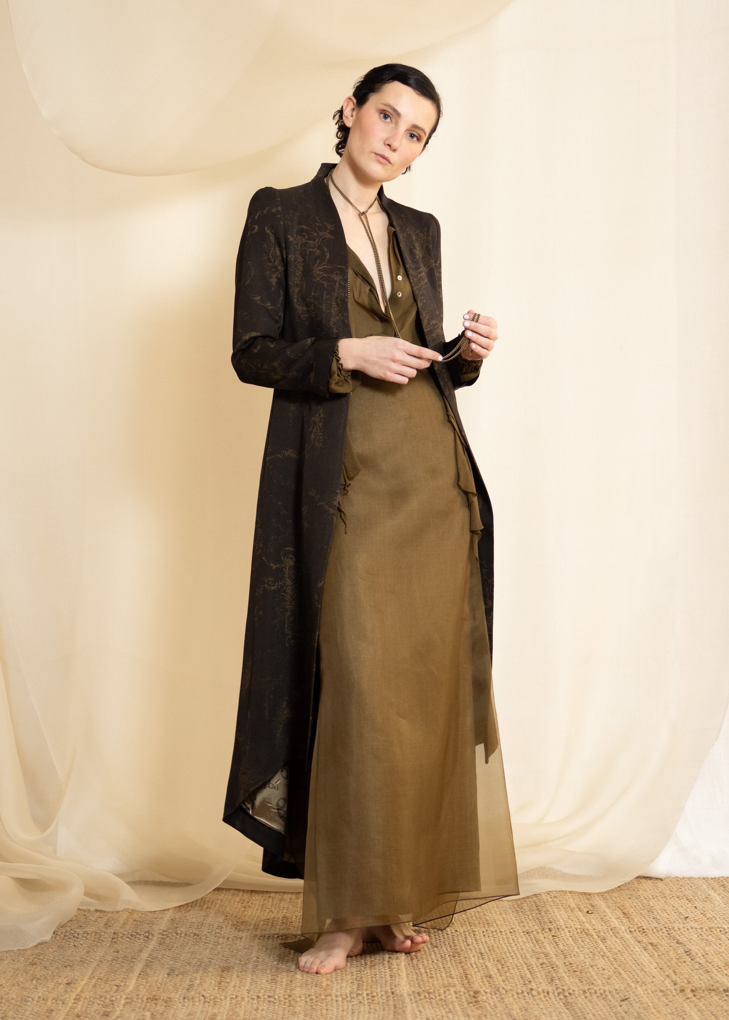 Sharkskin Ginebra Coat