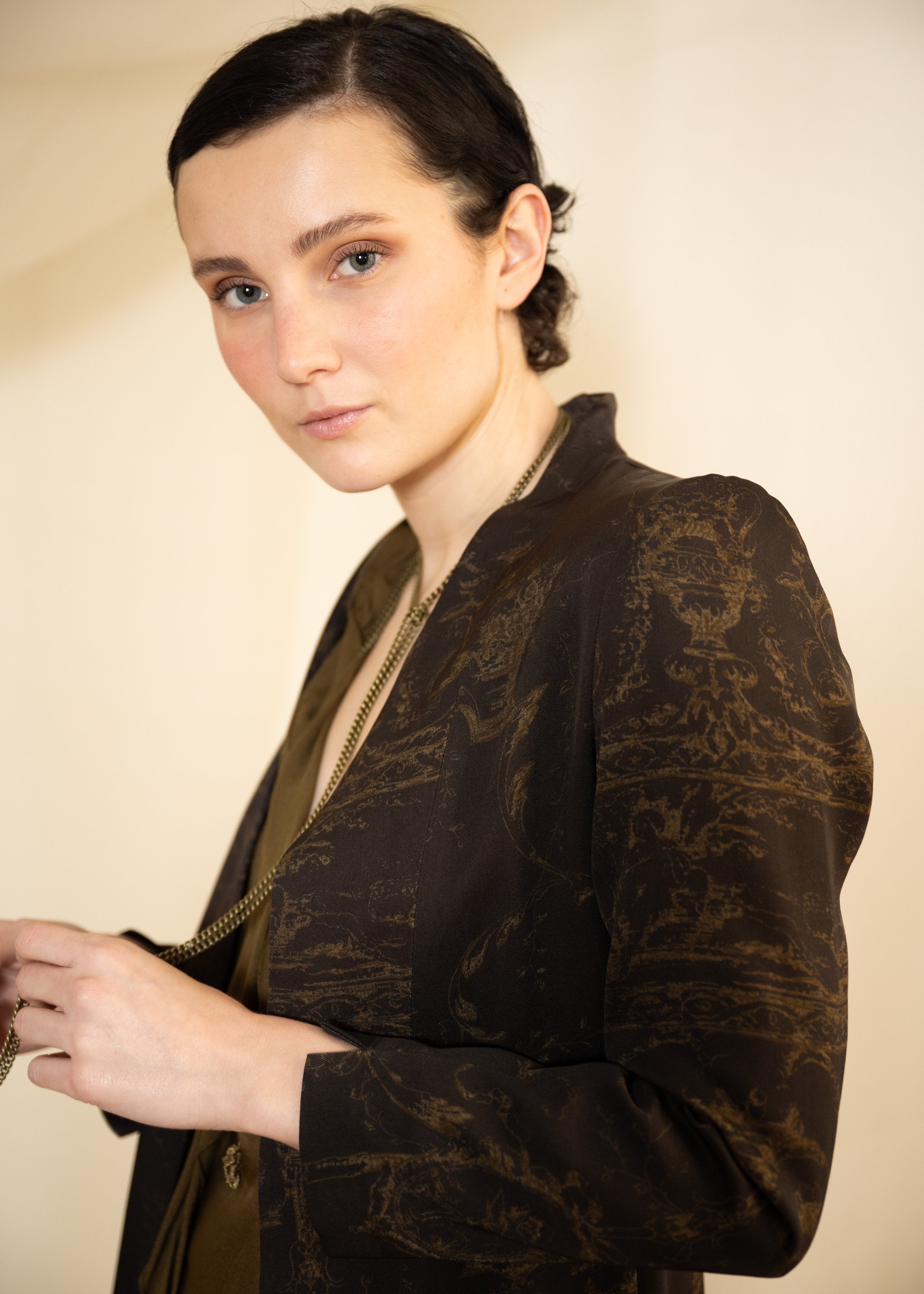 Sharkskin Ginebra Coat