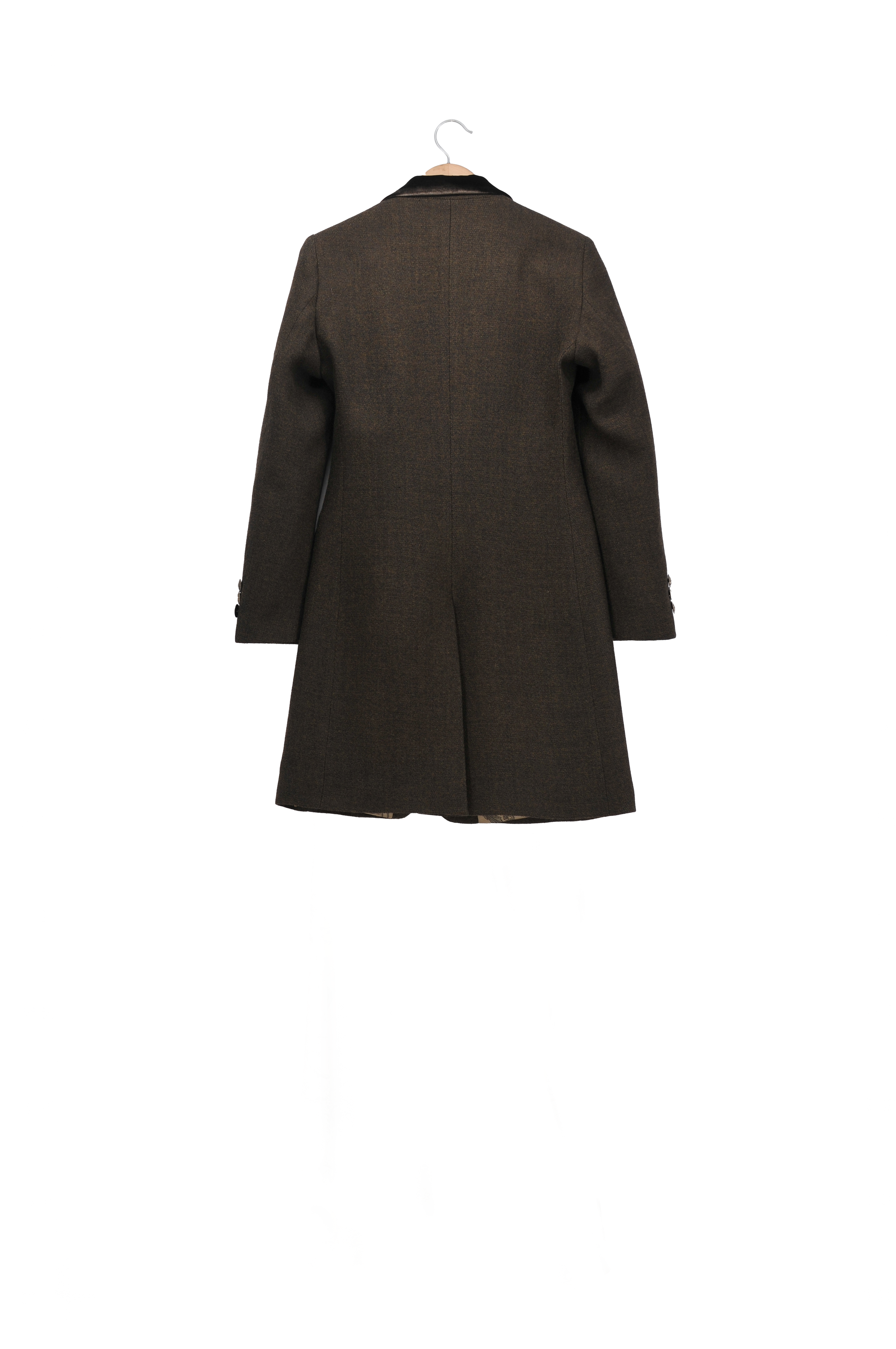 Classic Short Coat in "Jerez" Wool