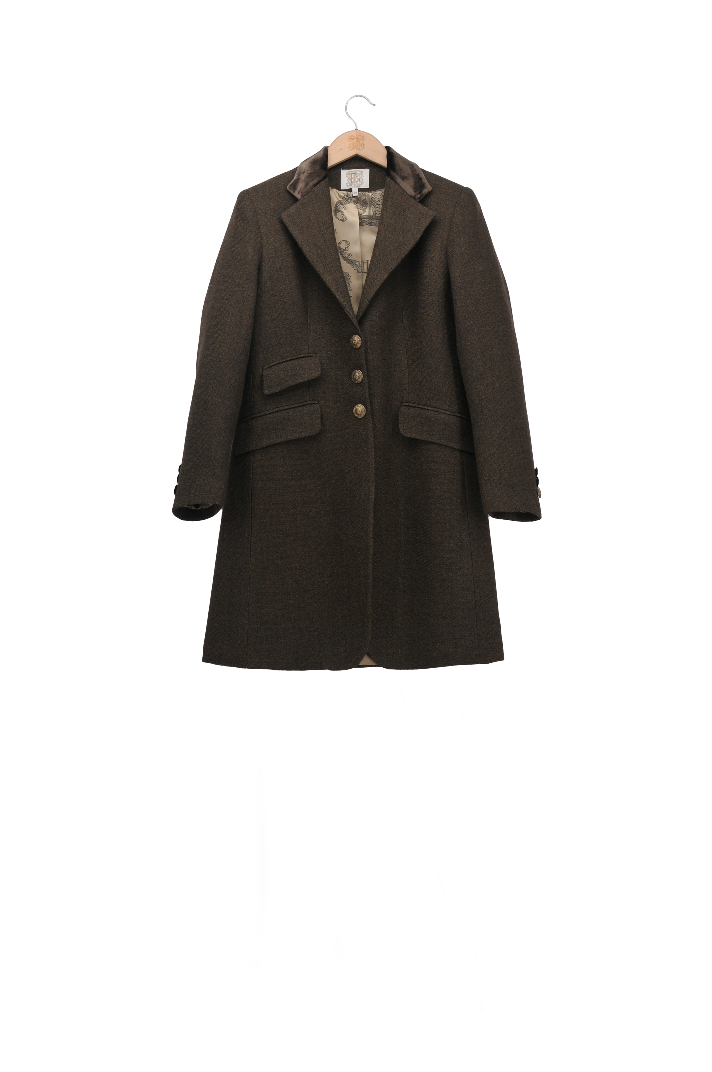 Classic Short Coat in "Jerez" Wool