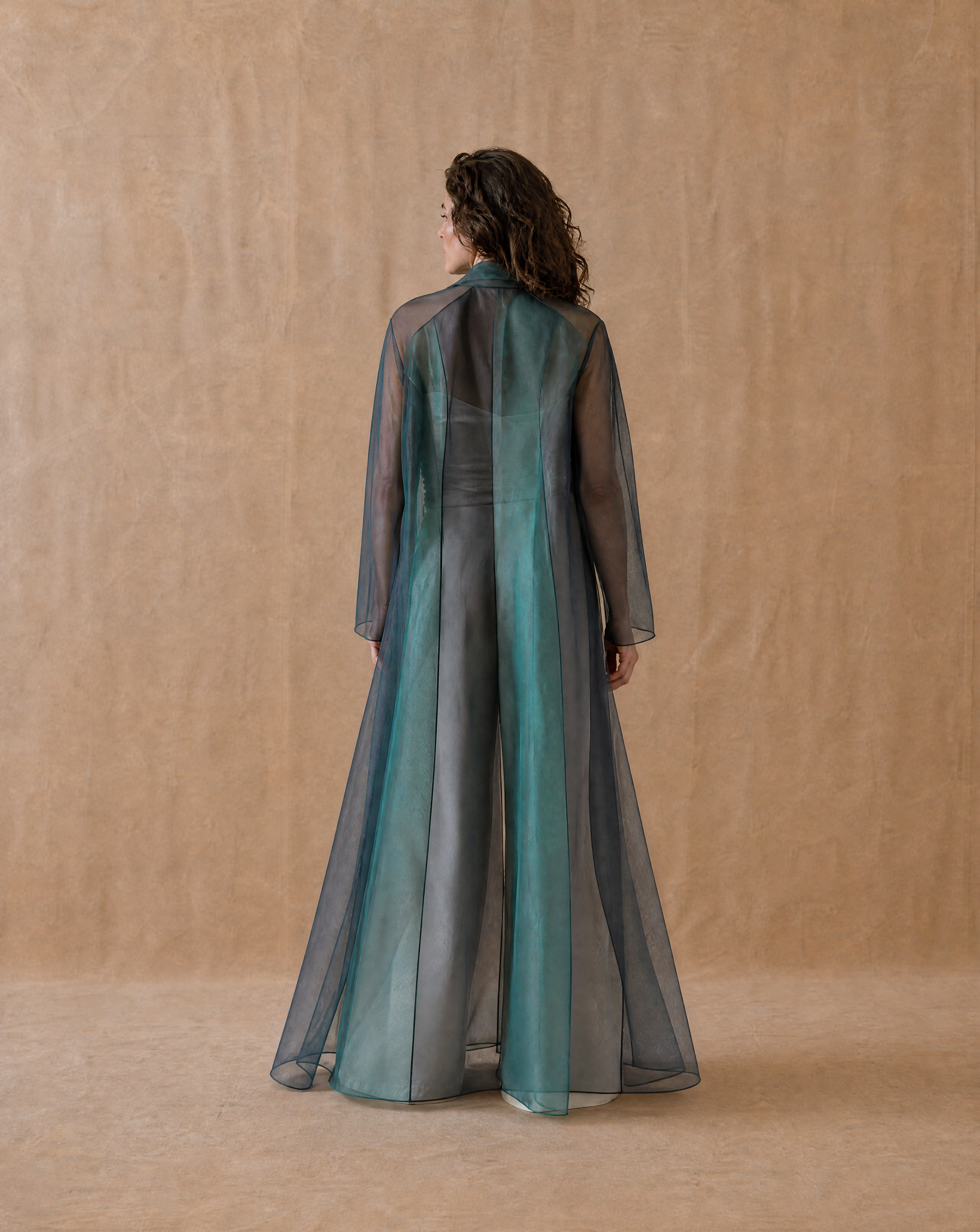 Organza New York Coat - Teal