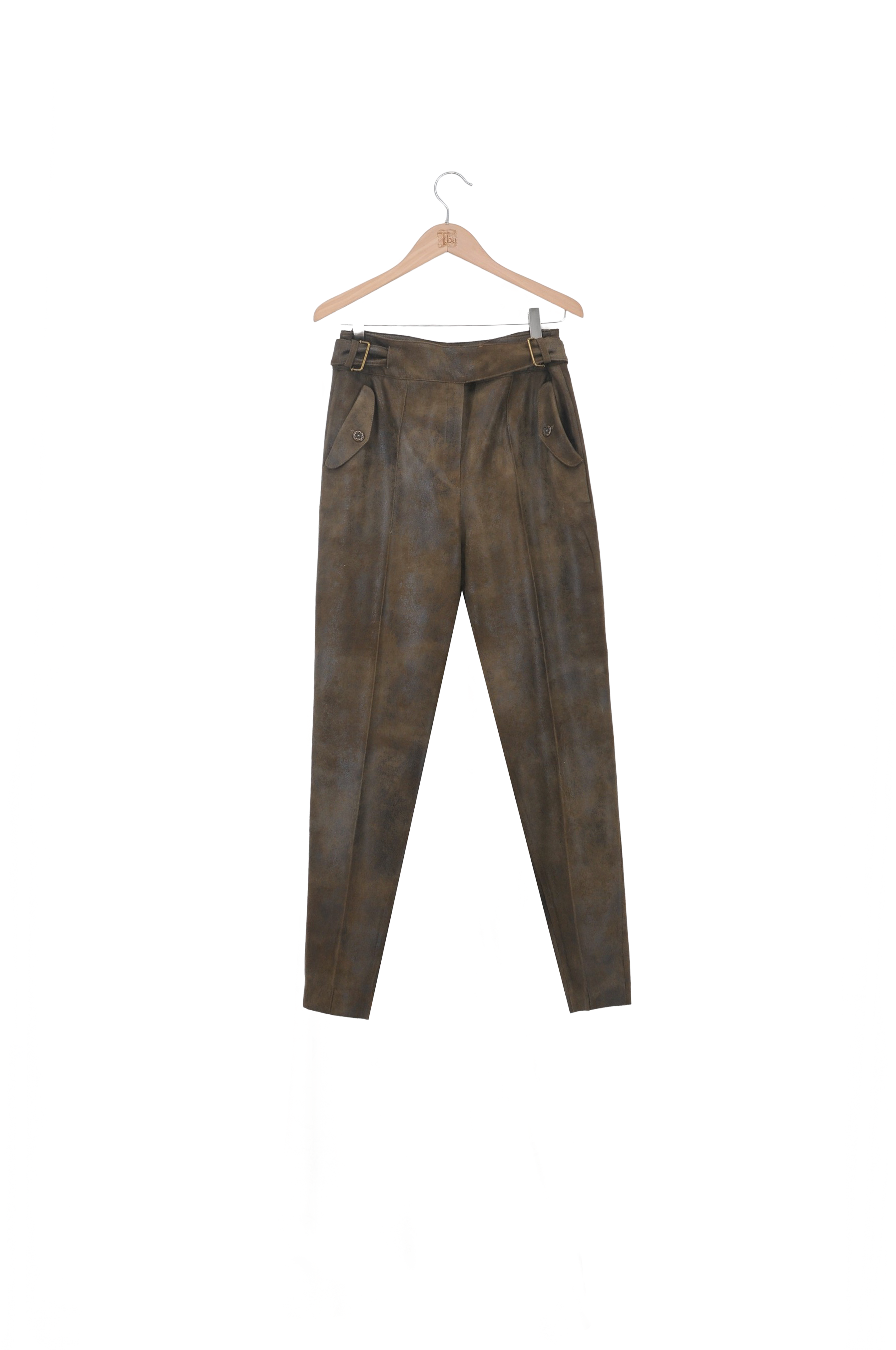 Gnu Buckle Pants - Khaki