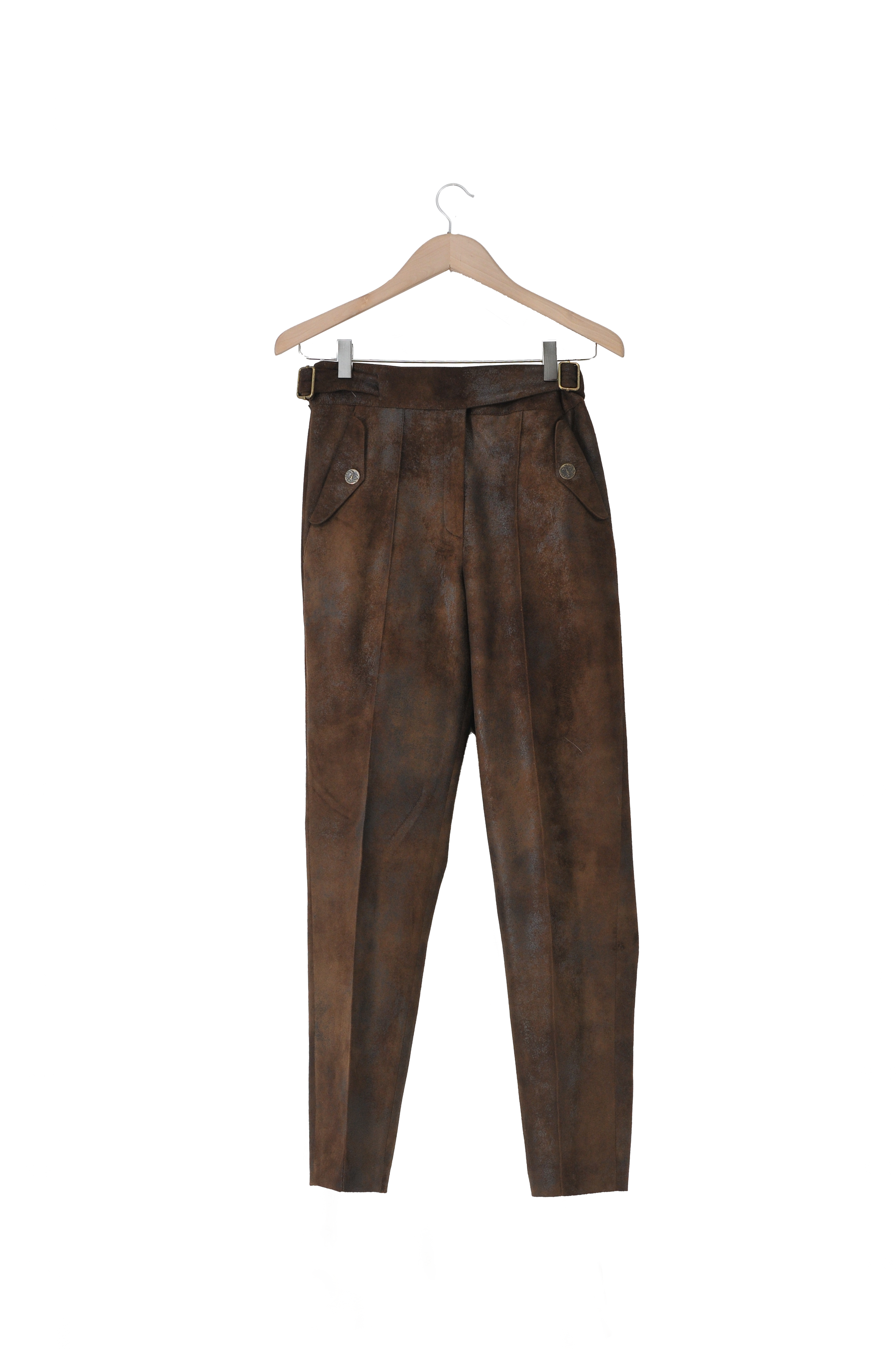 Gnu Buckle Pants - Brown