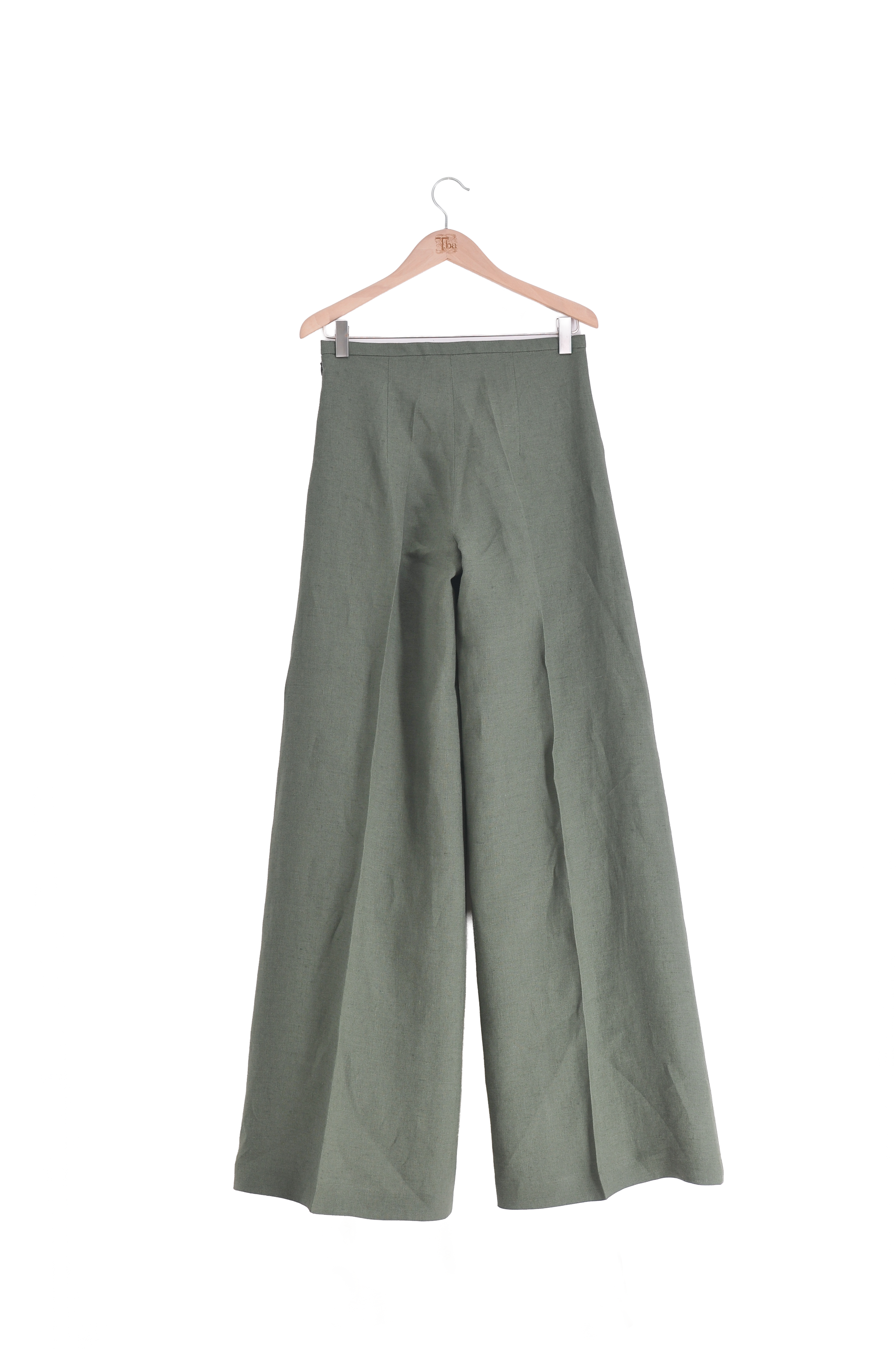 Pantalón Maxi en Lino - Oxford