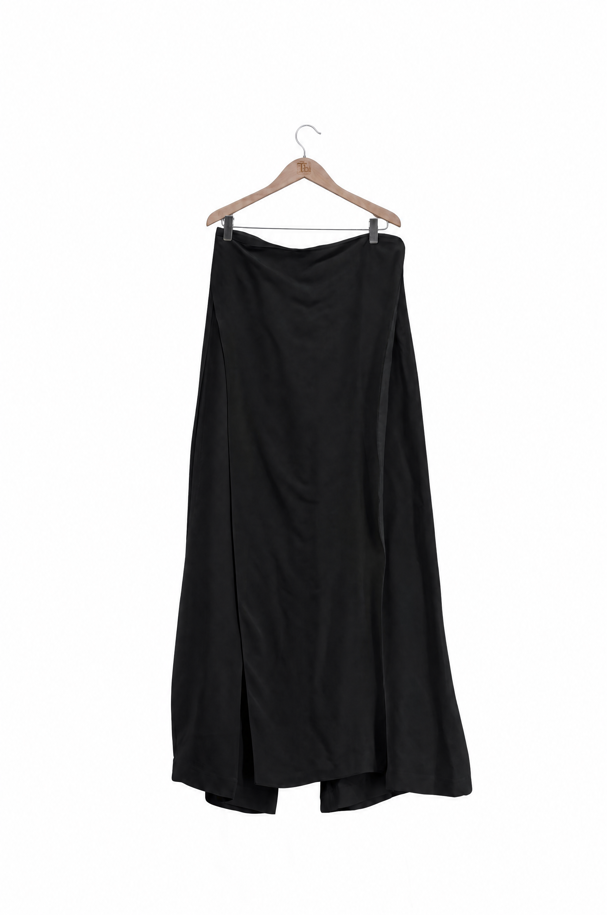 Pantalón Maxi Salma en Sharkskin - Negro