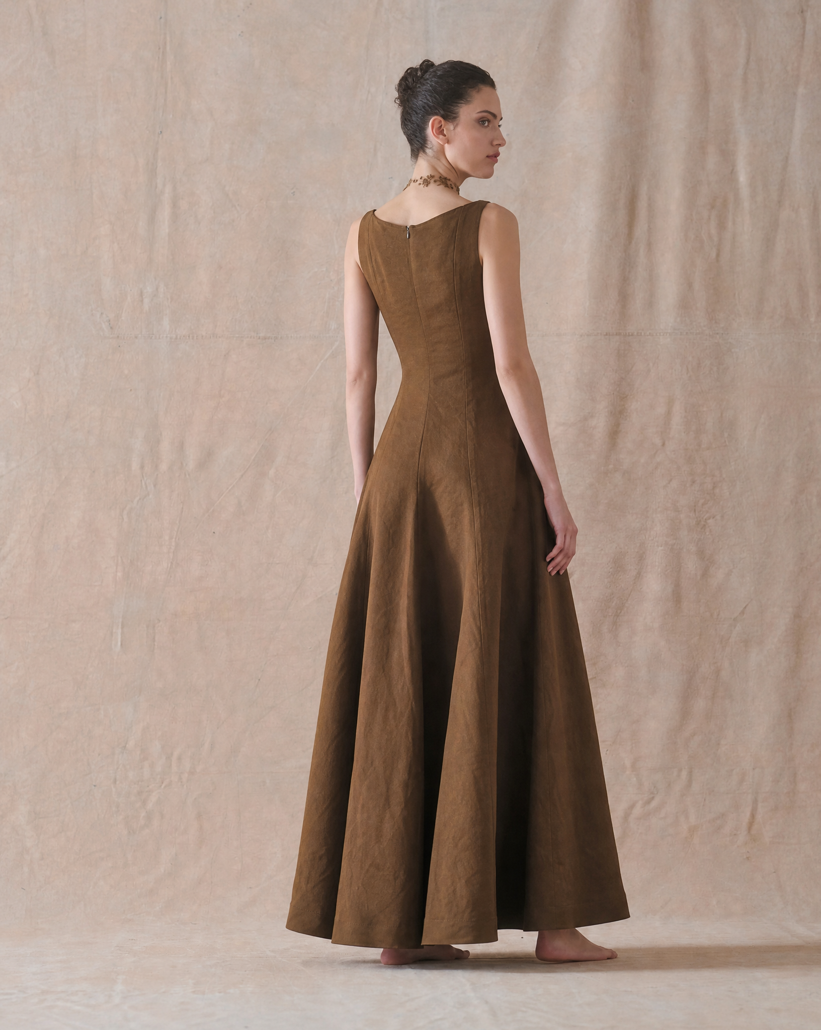 Powin Venezia Dress - Mocca