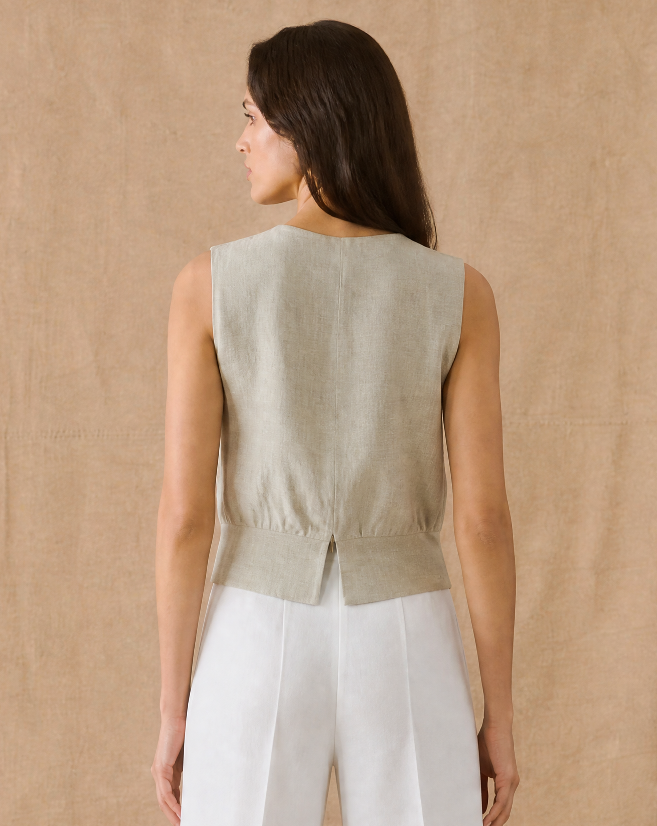 Top Toscana en Lino - Stone
