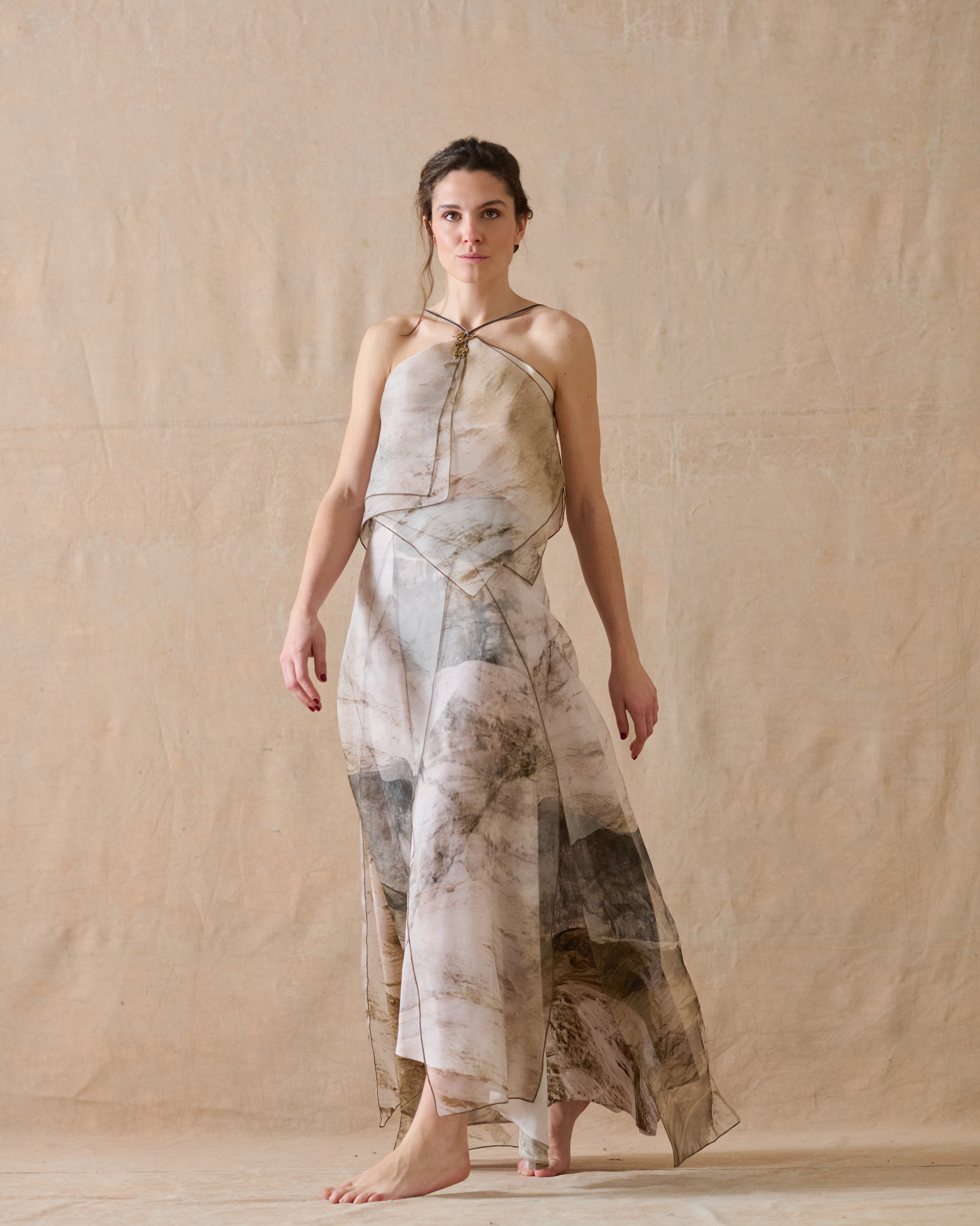 Top Aurea Organza - Moonmist