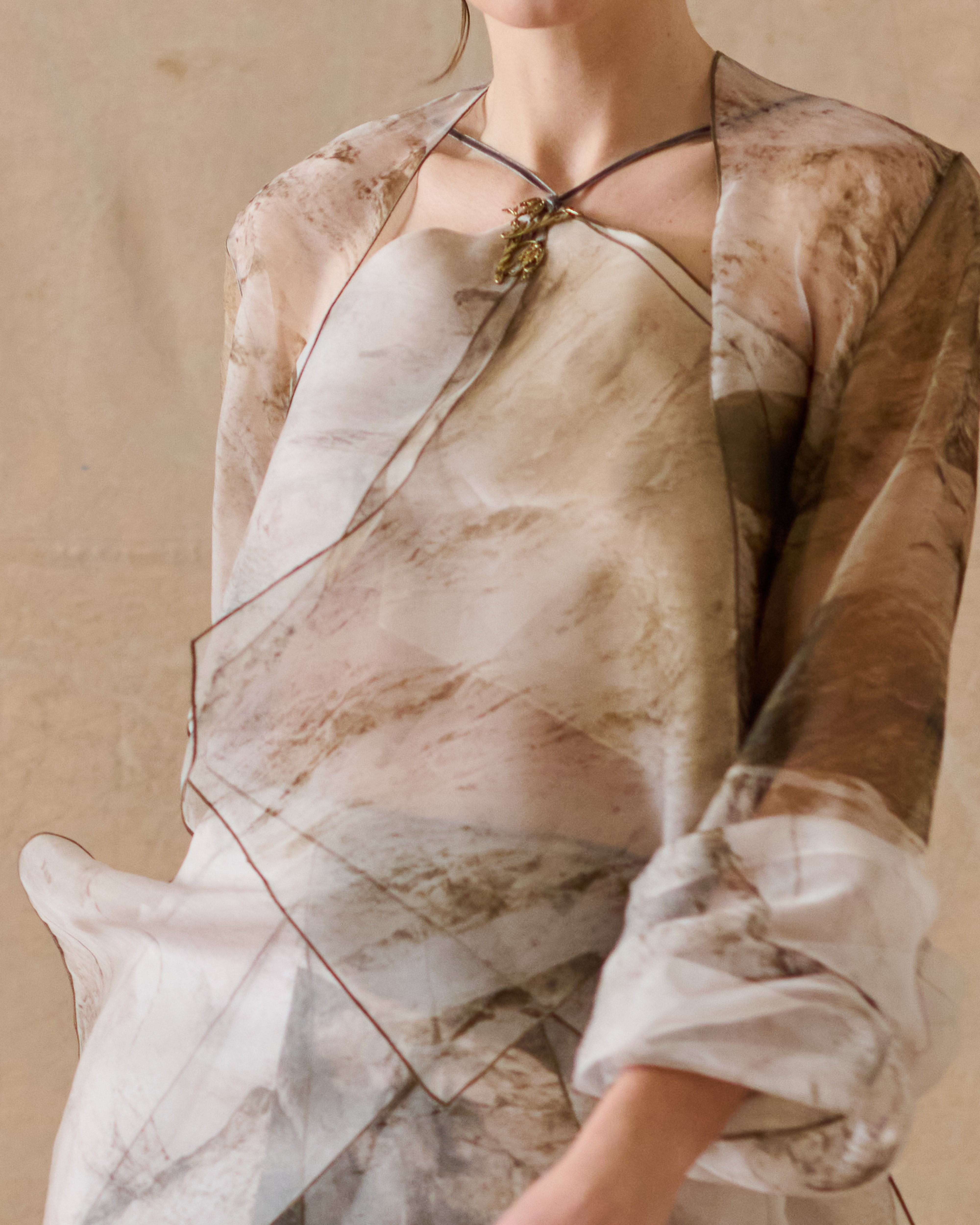 Top Aurea Organza - Moonmist