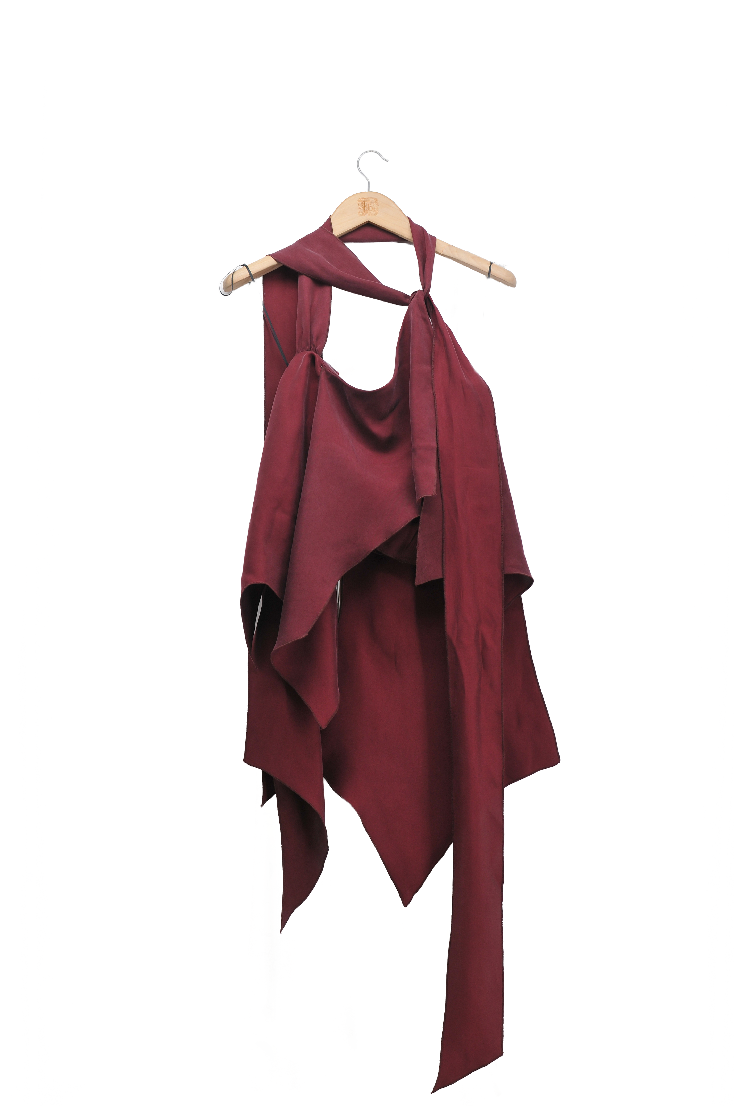 Top Sam de Cupro - Borgogna