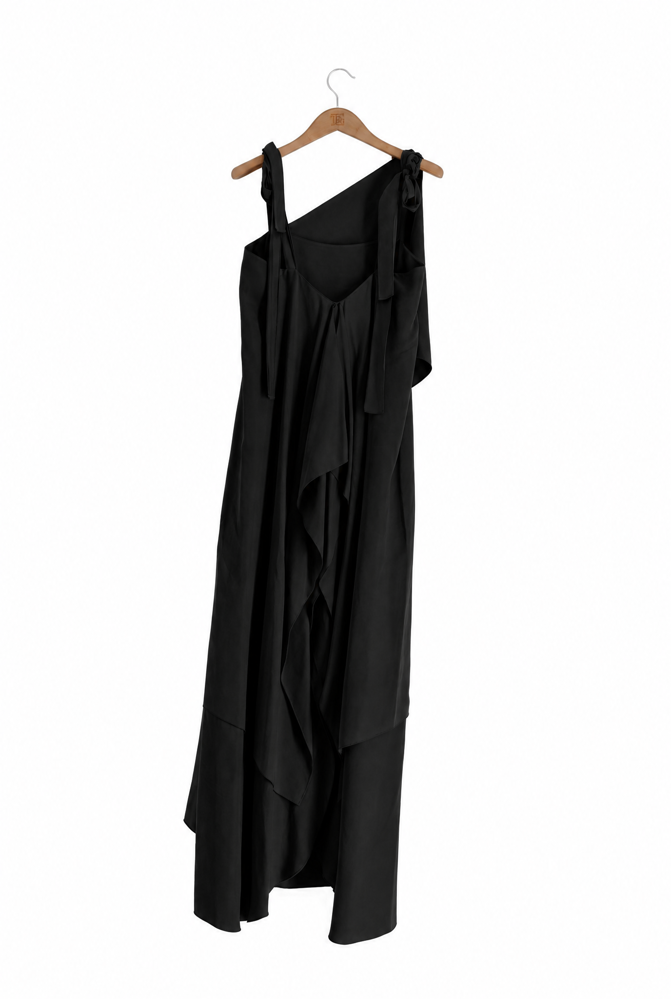 Cupro Lia Dress - Black