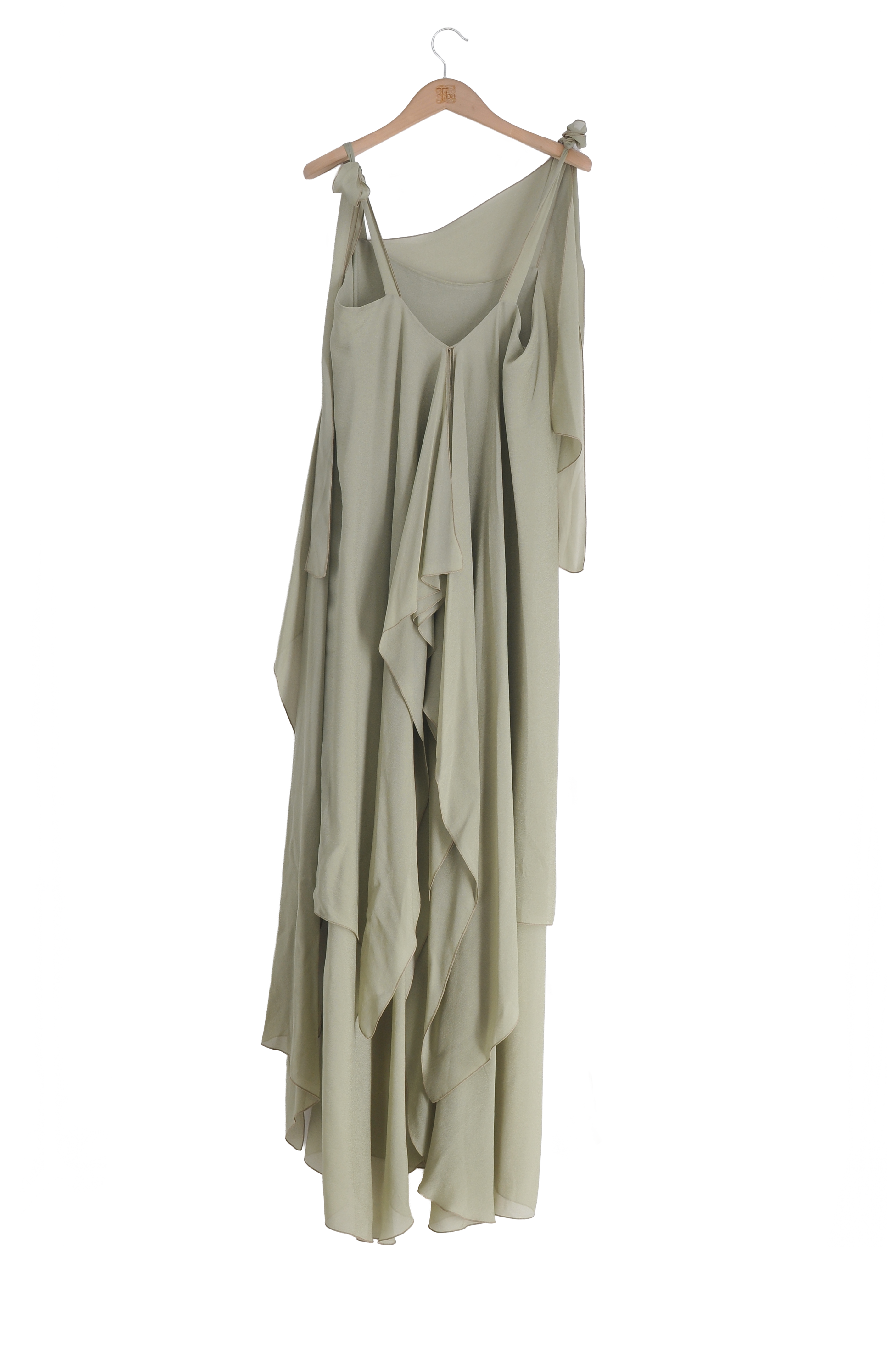 Fine Crepe Lia Dress - Mint