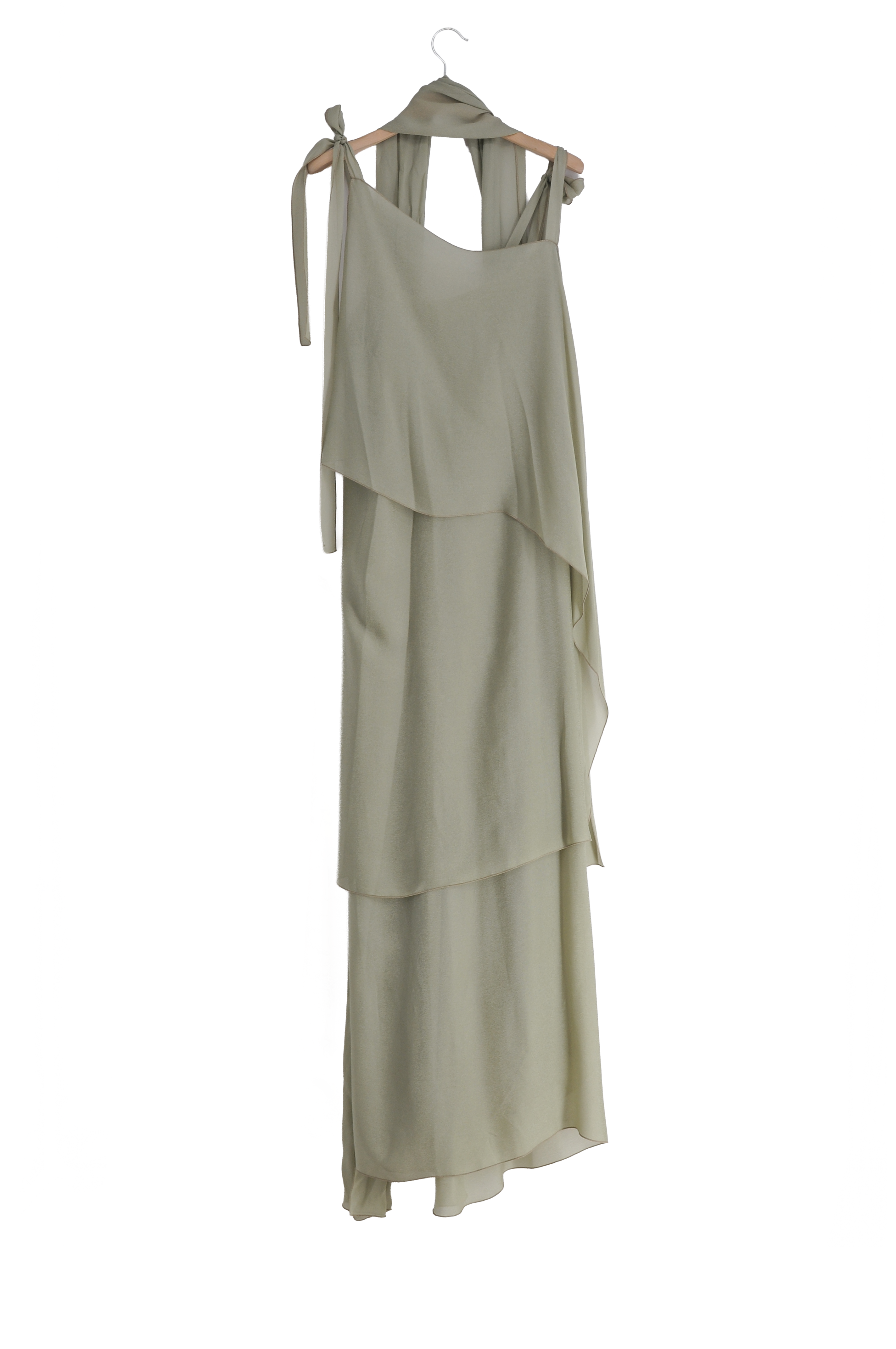 Fine Crepe Lia Dress - Mint
