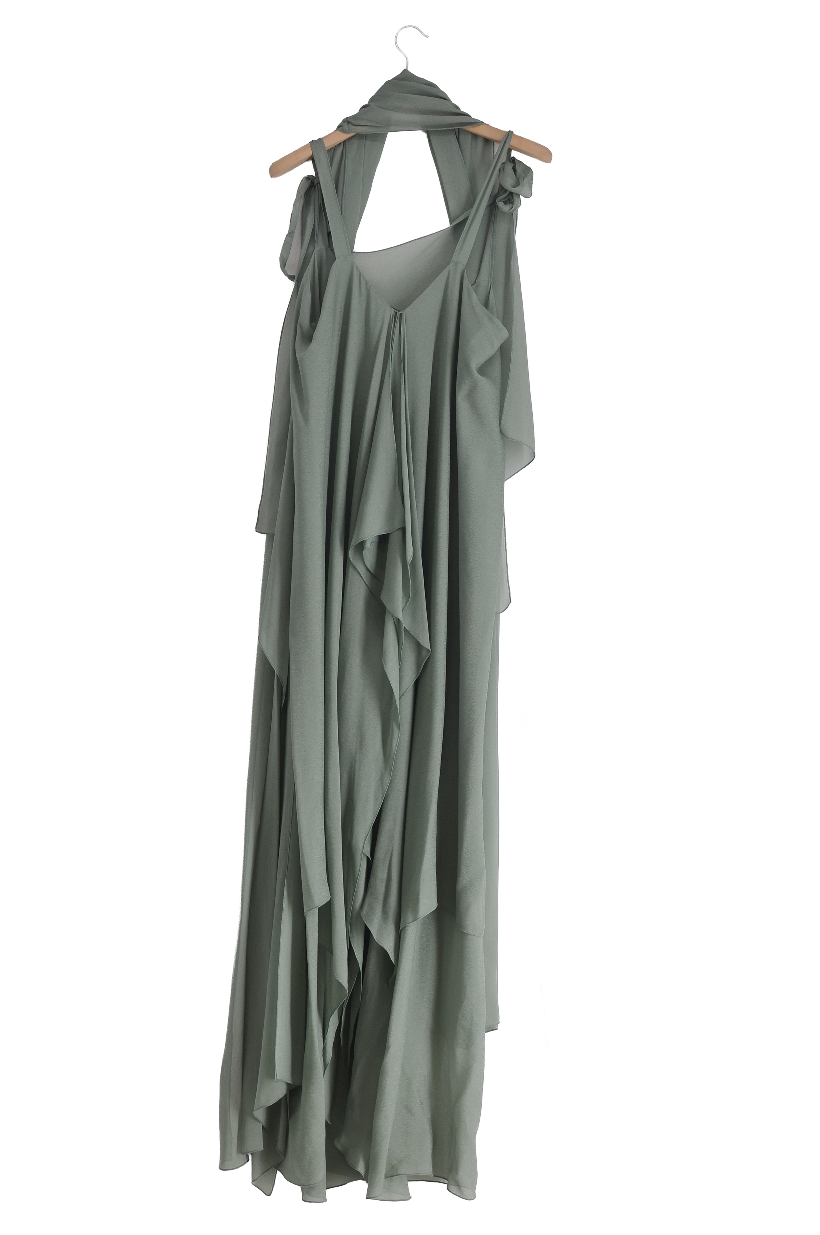 Fine Crepe Lia Dress - Teal