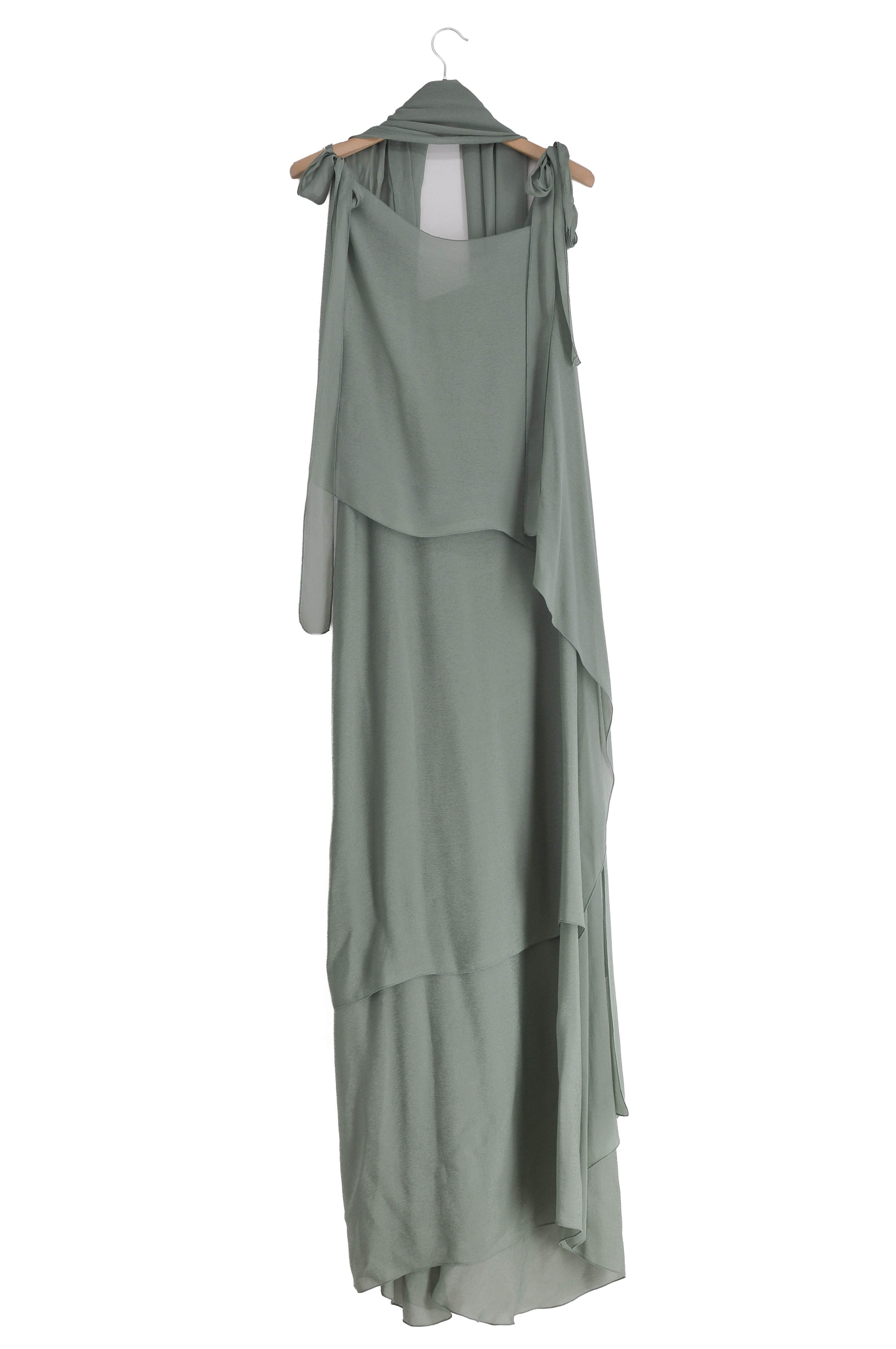 Fine Crepe Lia Dress - Teal