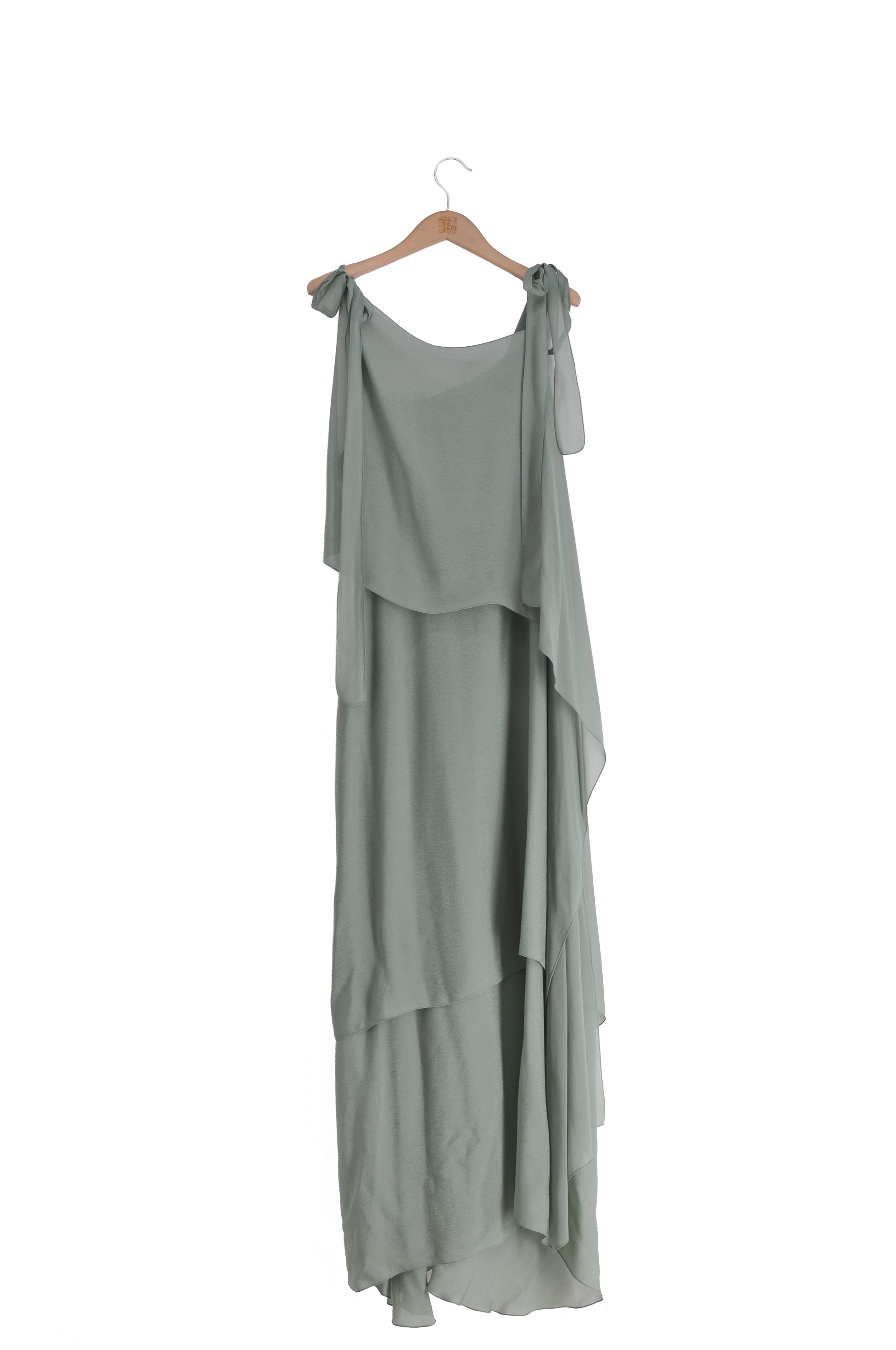 Fine Crepe Lia Dress - Teal