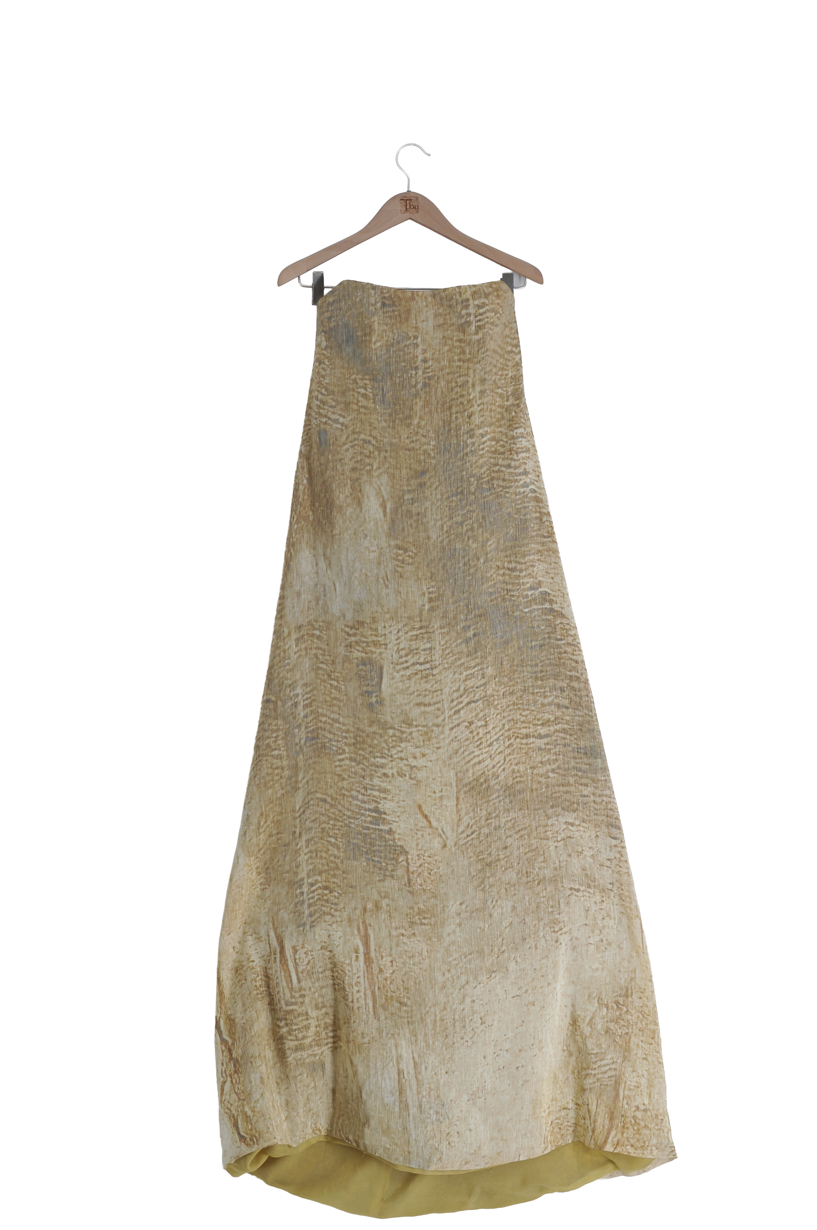 Vestido Noor en Seda Rústica - Desert