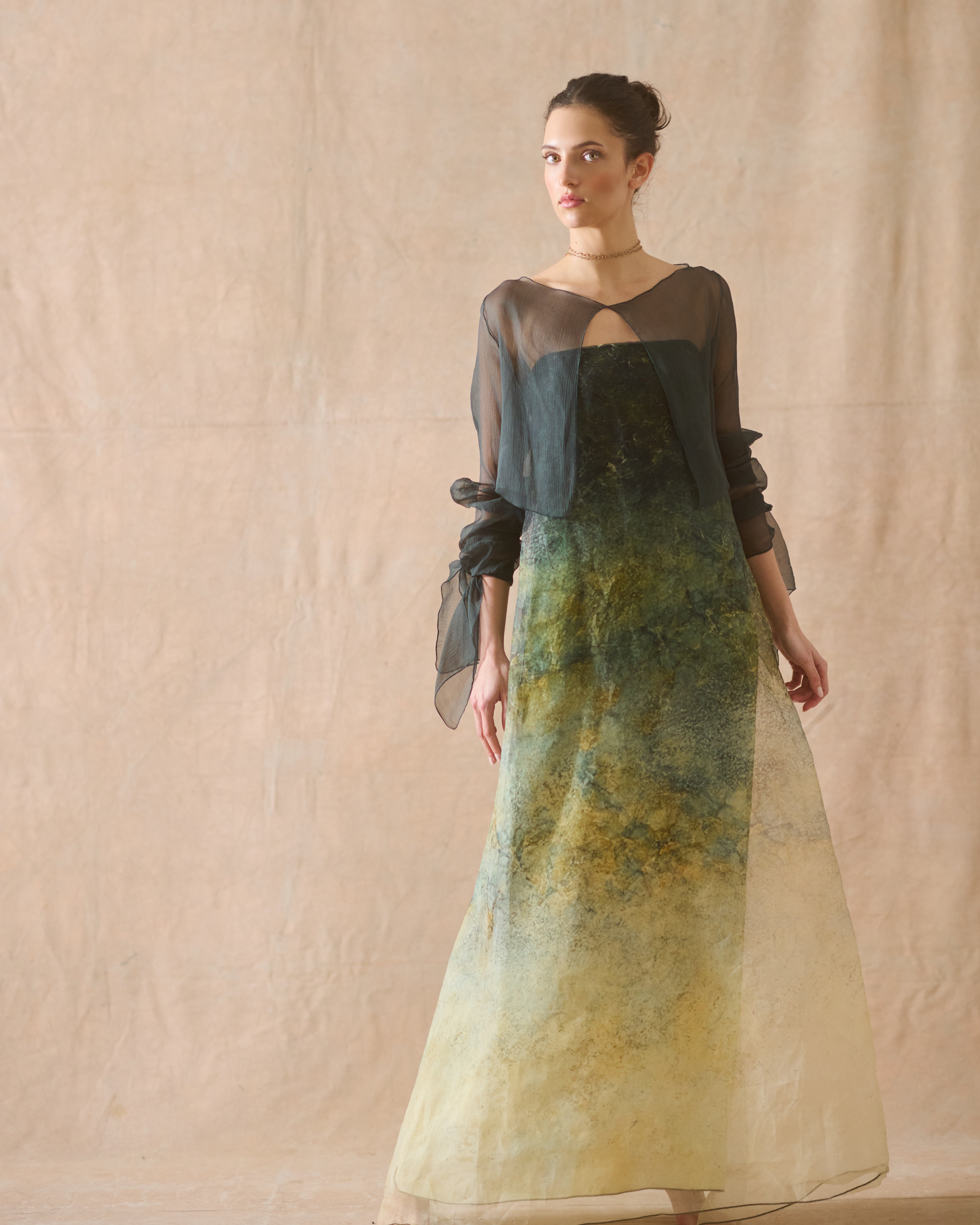 Rustic Silk Aurea Dress - Bayou Rustic Silk Aurea Dress - Bayou